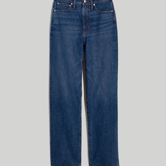 Madewell The Curvy Perfect Vintage Straight Jean, Mayfield Wash, Size 28 - Picture 5 of 15